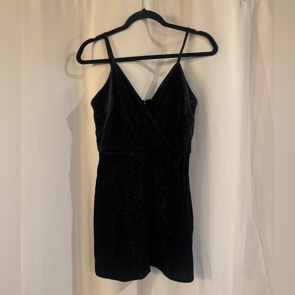 Women’z Mi Ami Black Spaghetti Strap  Dress